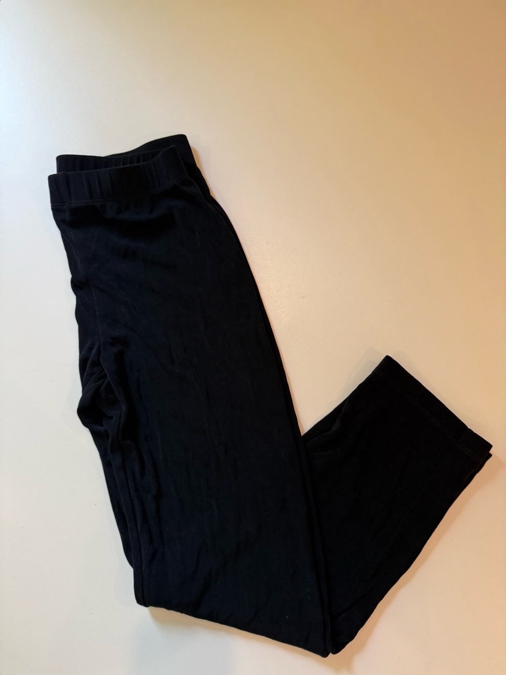 Chico's Black Ribbed Knit Pants